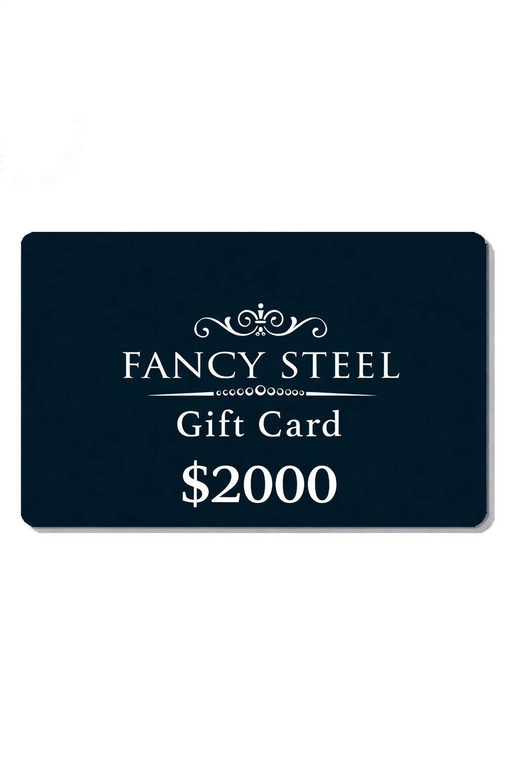 Fancy Steel Gift Card