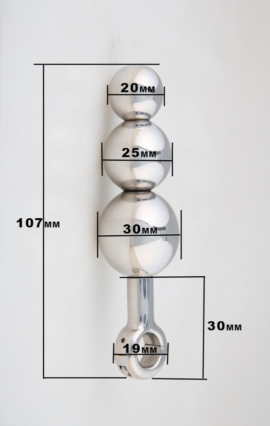 Unisex Small 3-Ball Plug