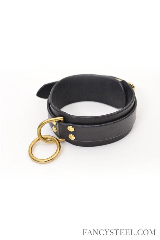 Fancy Leather Submissive Collar